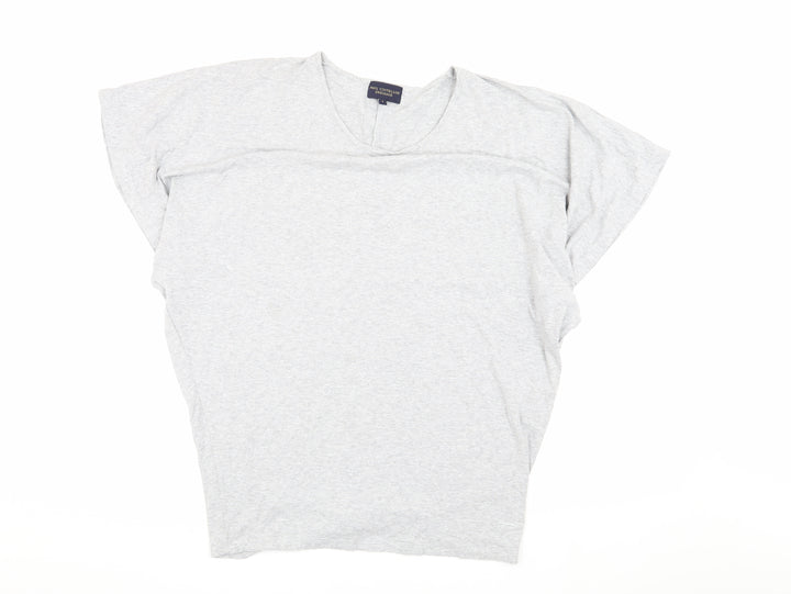 Paul Costelloe Dressage Women's Grey V-Neck Top - Size 12