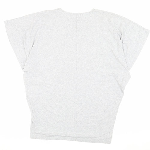 Paul Costelloe Dressage Women's Grey V-Neck Top - Size 12