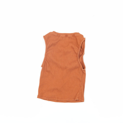 Motel Women’s Orange Tank Top Size S