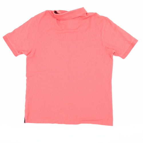 Marks and Spencer Men's Pink Polo Shirt M