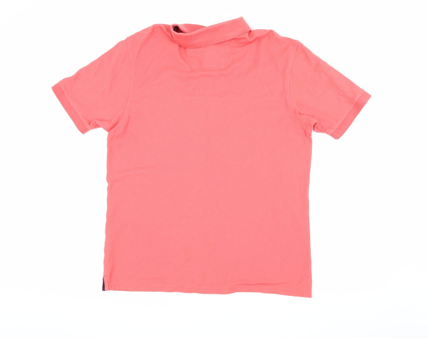Marks and Spencer Men's Pink Polo Shirt M
