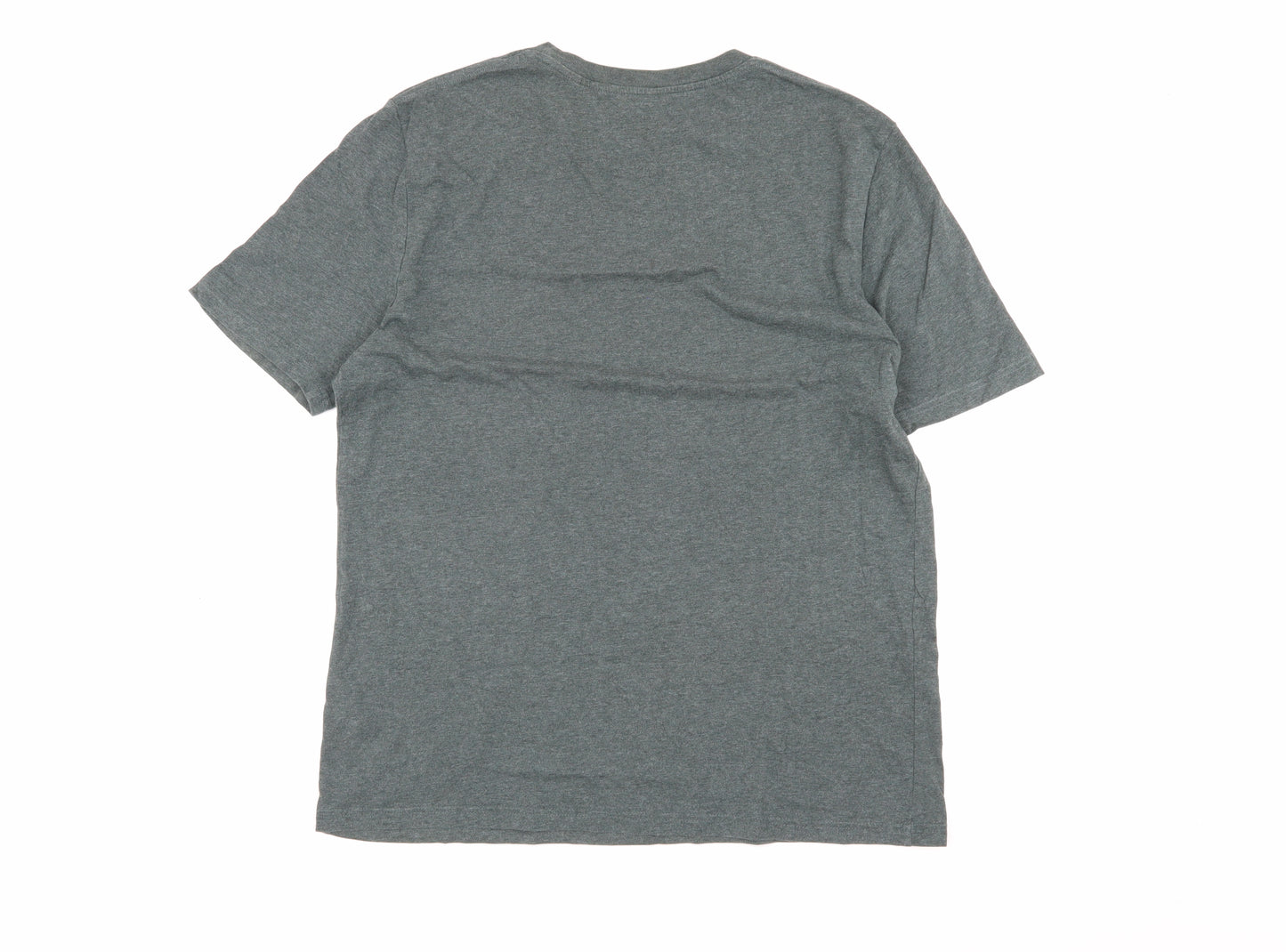 Marks and Spencer Grey Cotton T-Shirt, Unisex L, Casual Style