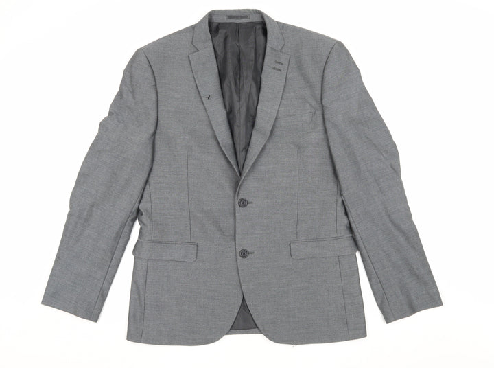 Next Men's Grey Classic Blazer, Size 42 Regular