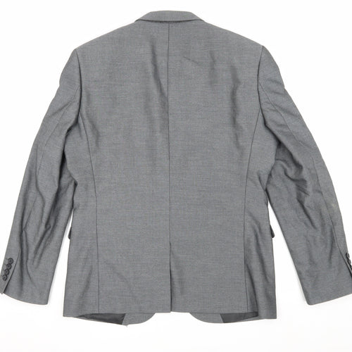 Next Men's Grey Classic Blazer, Size 42 Regular