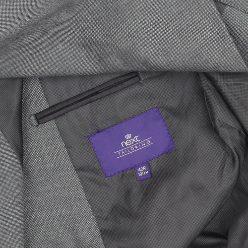 Next Men's Grey Classic Blazer, Size 42 Regular