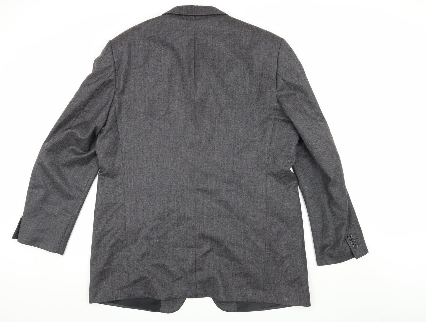 Marks and Spencer Men's Grey Wool Blazer 46L