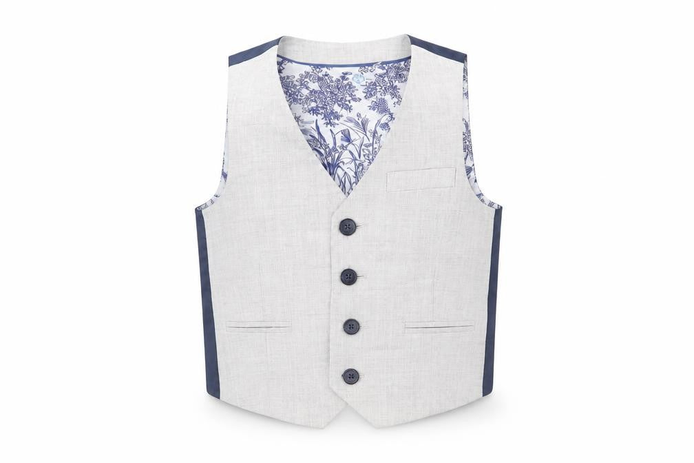Next Boys Grey Suit Waistcoat 3 Years Formal Wedding Party