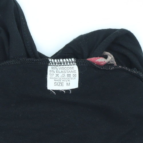C.M.D Women's Black Cardigan, M Size, 3/4 Sleeve