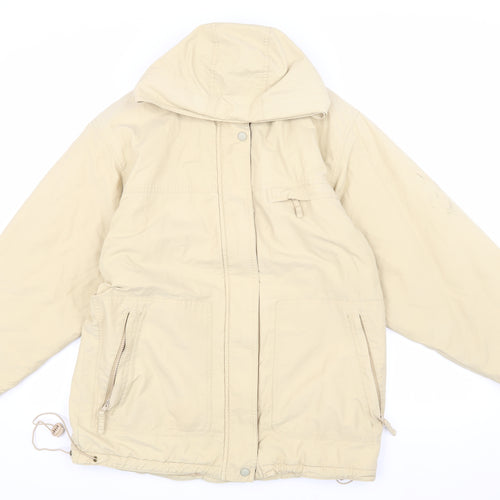 Marks and Spencer Beige Women's Parka Jacket Size 12