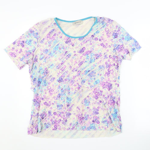 Bassini Women's Multicoloured XL Floral T-Shirt