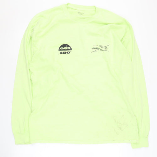 Urban Outfitters Men's Green Pullover Sweatshirt M