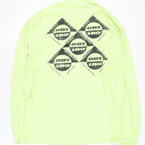 Urban Outfitters Men's Green Pullover Sweatshirt M