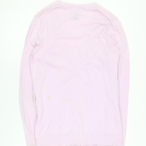 Gap Women's Pink Cardigan S V-Neck Long Sleeve