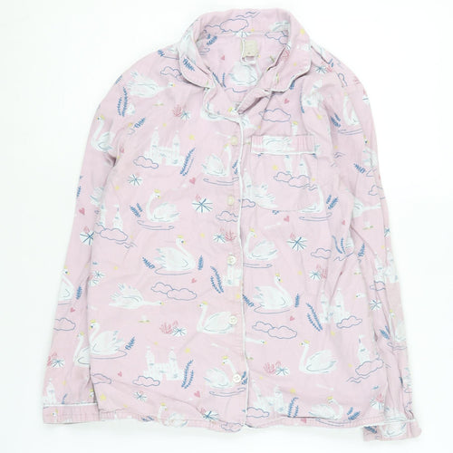 John Lewis Girls Pink Pyjama Top, 10 Years, Fairytale Print