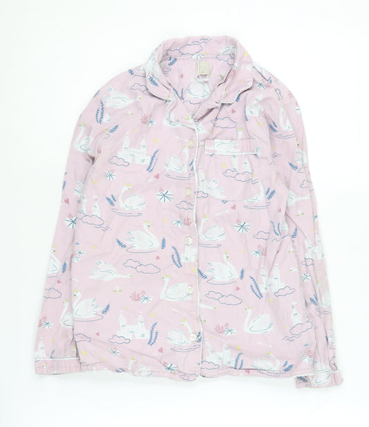 John Lewis Girls Pink Pyjama Top, 10 Years, Fairytale Print