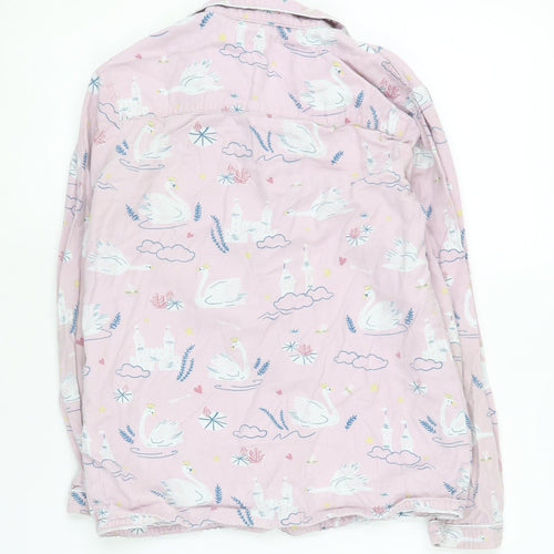 John Lewis Girls Pink Pyjama Top, 10 Years, Fairytale Print