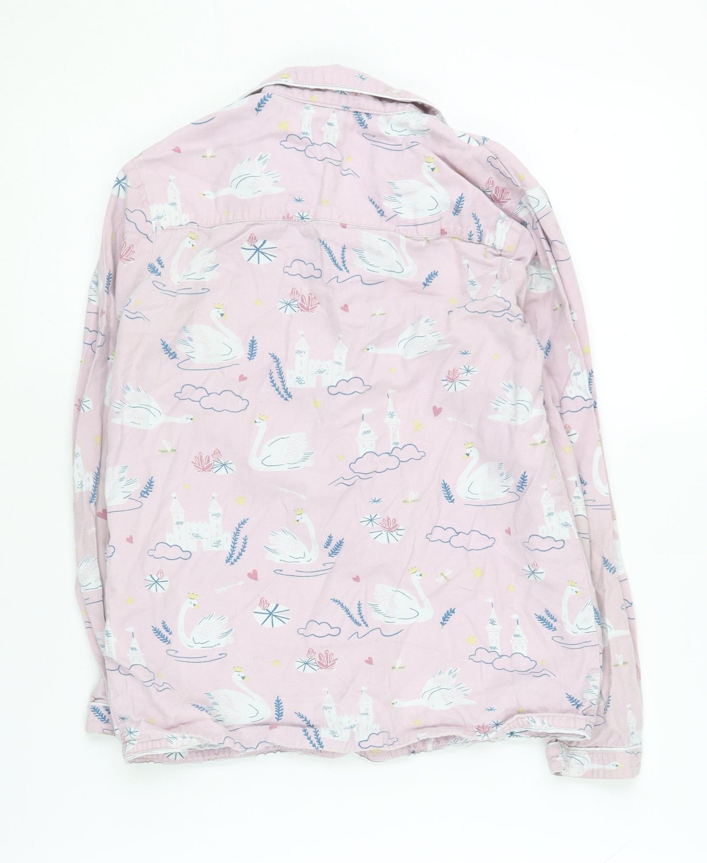 John Lewis Girls Pink Pyjama Top, 10 Years, Fairytale Print
