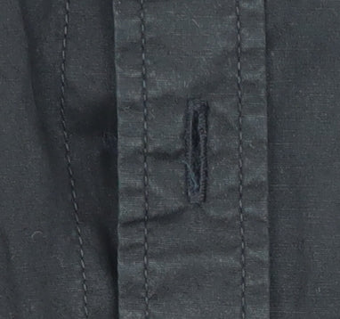 Diesel Men's Black Short Sleeve Button-Up Shirt M