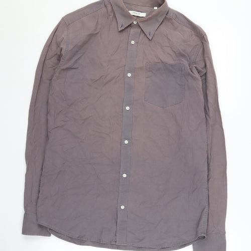 Premium by Jack & Jones Men's Grey L Button-Up Shirt
