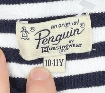 Original Penguin Boys Striped Polo Shirt 10-11 Years