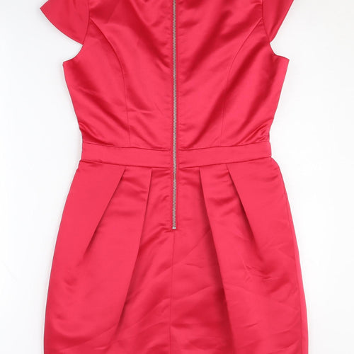 Lipsy Women's Red Dress Size 8 Party/Cocktail