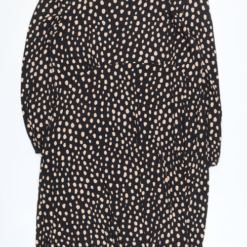 Roman Women's Black Polka Dot Dress Size 20