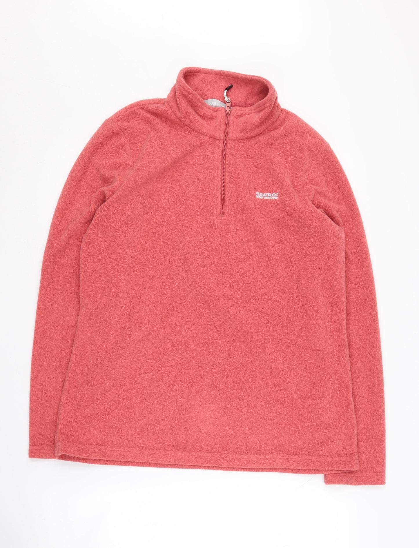 Regatta Women's Pink 1/4 Zip Polyester Sweatshirt Size 14