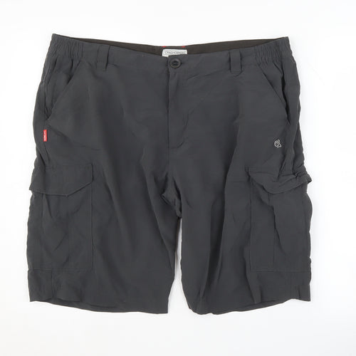 Craghoppers Men's Black Cargo Shorts Size 40 Casual