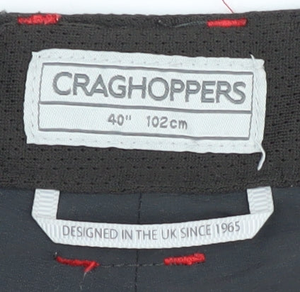 Craghoppers Men's Black Cargo Shorts Size 40 Casual