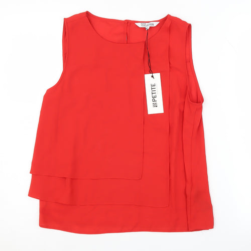 Debenhams Red Women's Petite Blouse Size 12