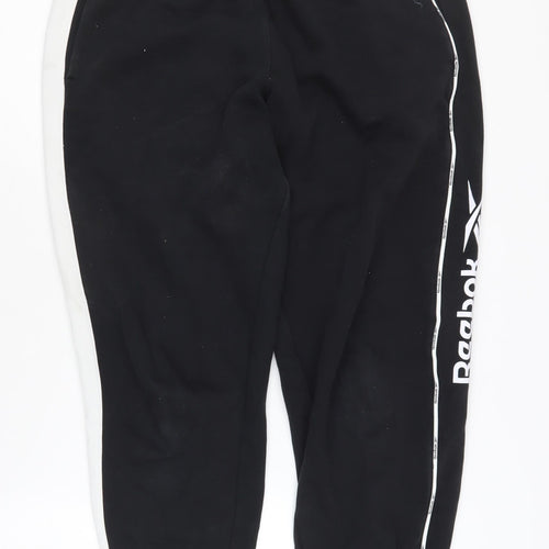 Reebok Women's Black Jogger Trousers, Size L, Activewear