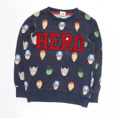 Marvel Boys Multicoloured 6-7 Years Superhero Pullover Sweatshirt