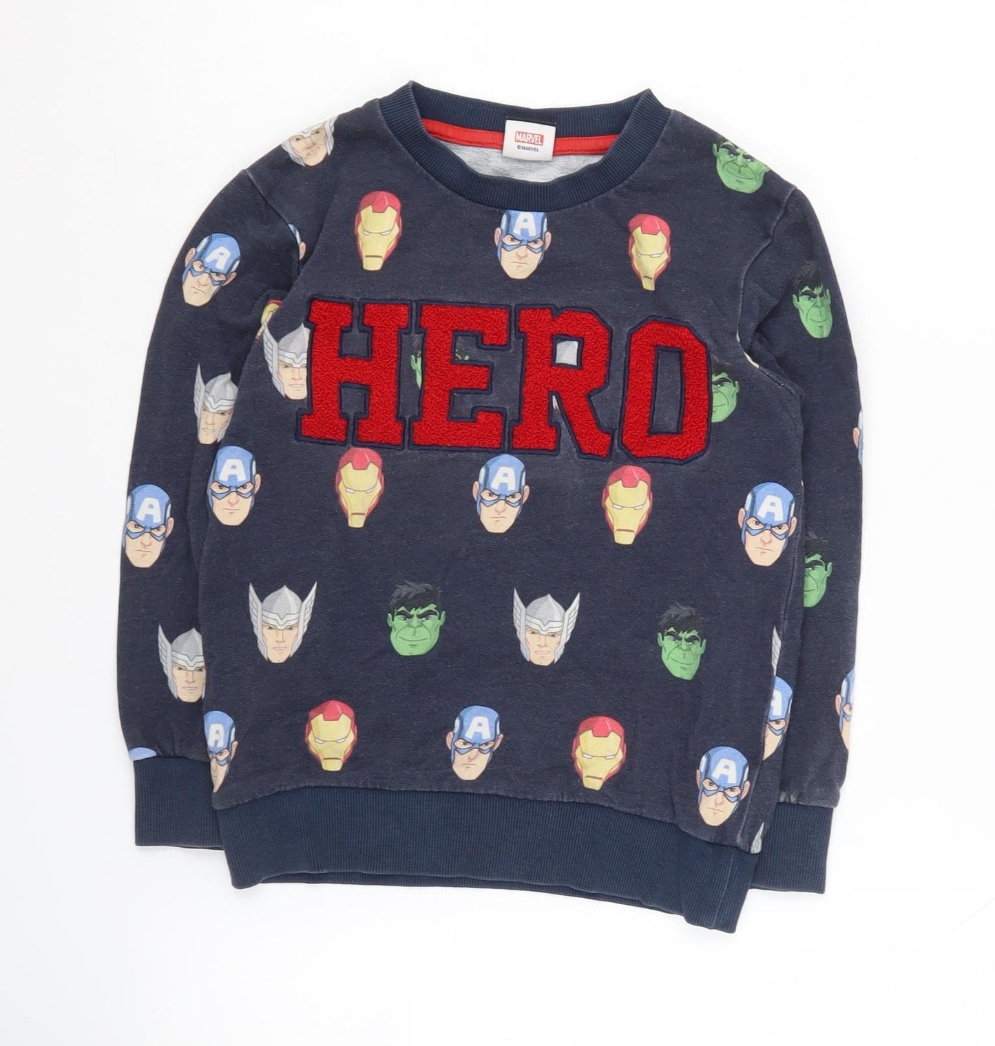 Marvel Boys Multicoloured 6-7 Years Superhero Pullover Sweatshirt