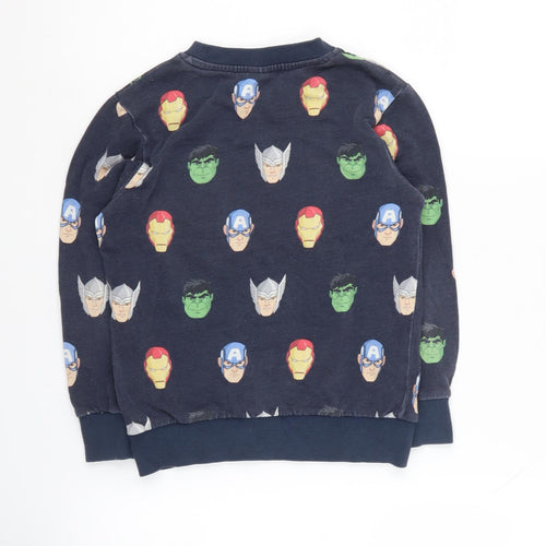 Marvel Boys Multicoloured 6-7 Years Superhero Pullover Sweatshirt