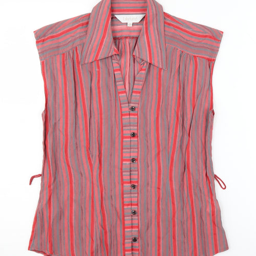 Lakeland Women's Multicoloured Blouse Size 12 Sleeveless