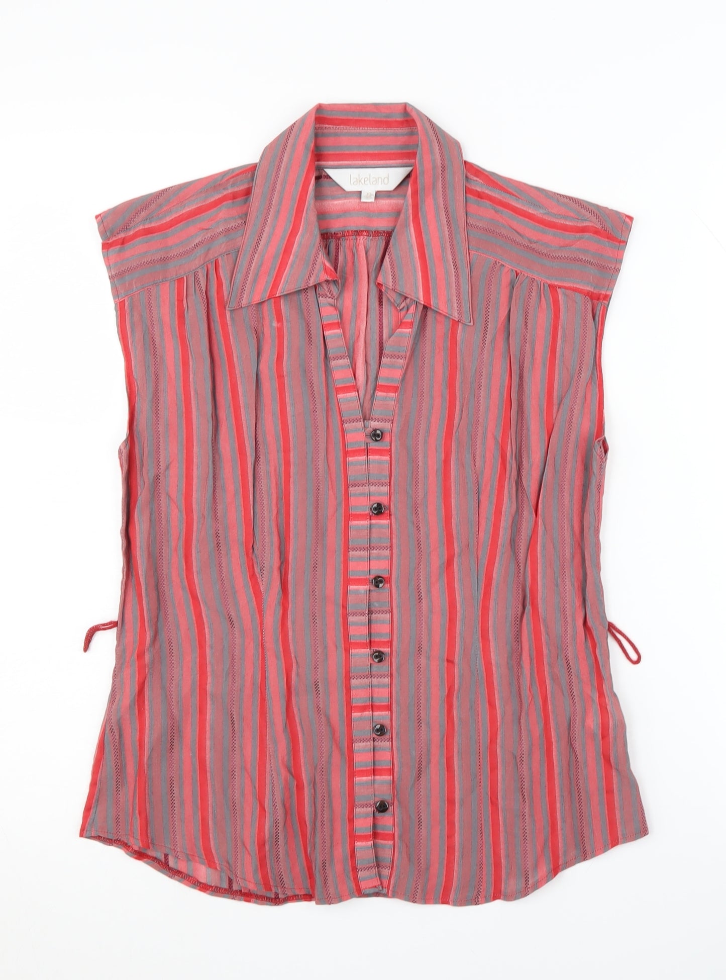 Lakeland Women's Multicoloured Blouse Size 12 Sleeveless