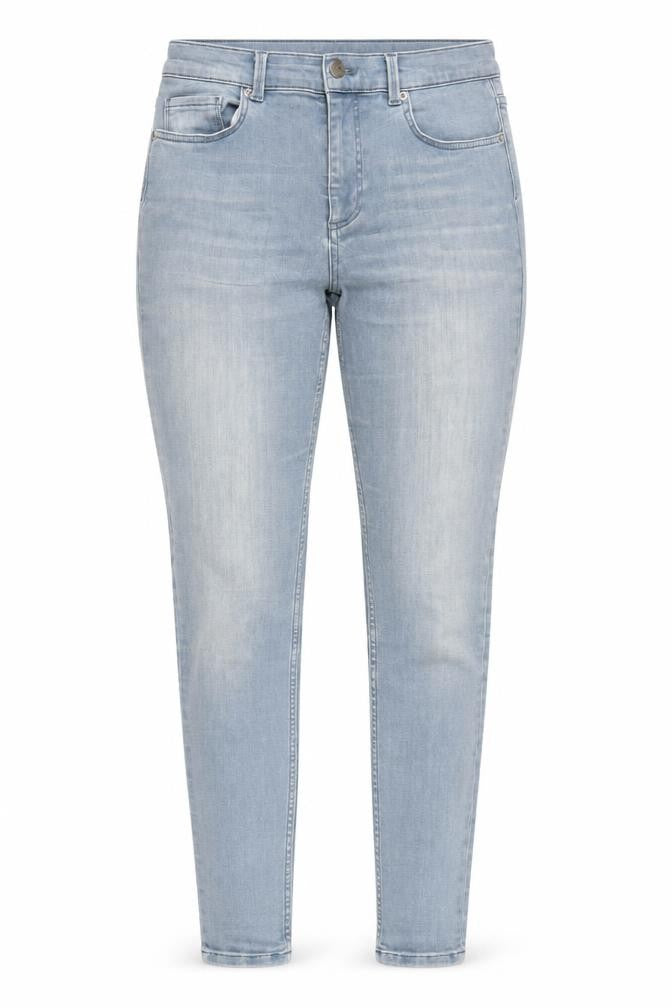 Front view of French Connection Women's Blue Skinny Jeans, size M