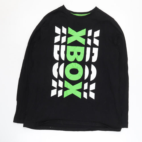 Microsoft Xbox Boys Black Graphic Long Sleeve T-Shirt 14-15 Years