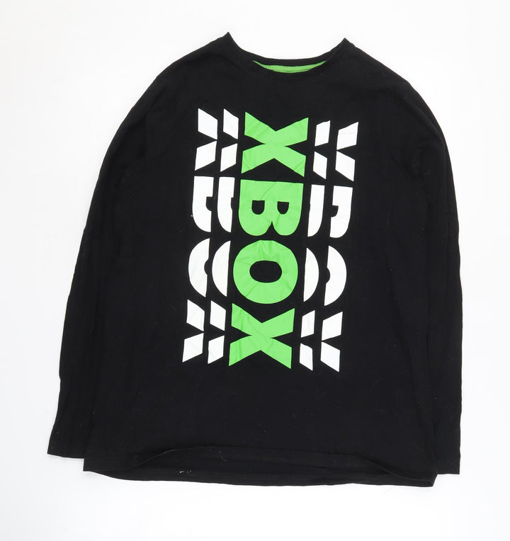 Microsoft Xbox Boys Black Graphic Long Sleeve T-Shirt 14-15 Years