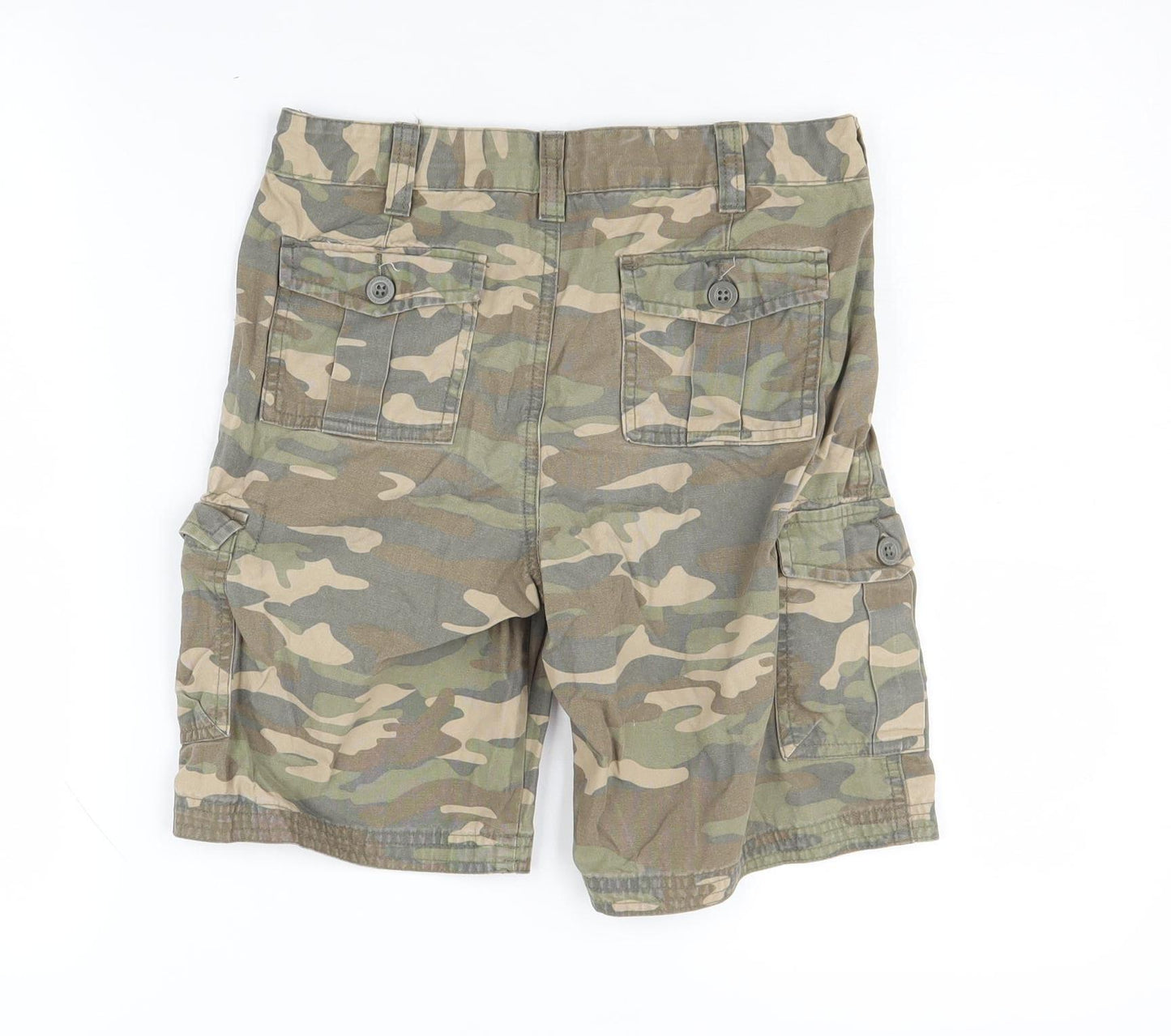 Mountain Warehouse Boys Camouflage Cargo Shorts 11-12 Yrs