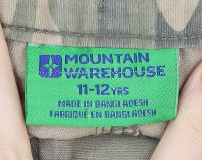 Mountain Warehouse Boys Camouflage Cargo Shorts 11-12 Yrs