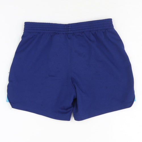 Nike Boys Blue Athletic Football Shorts XS