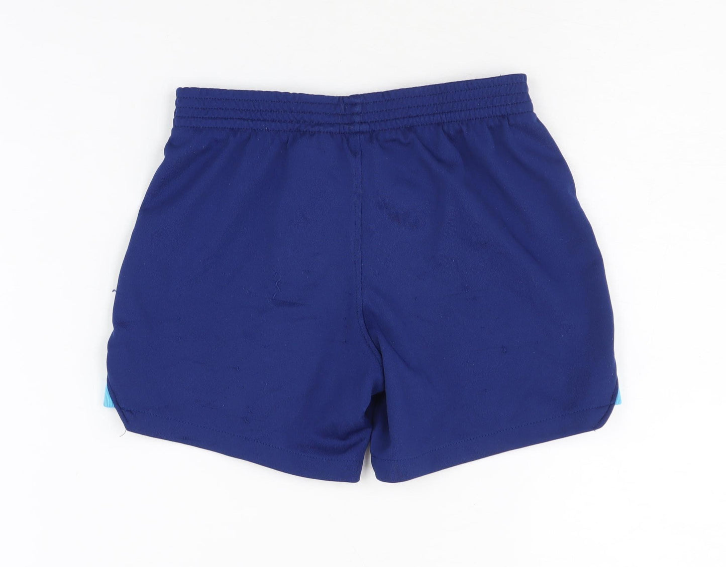 Nike Boys Blue Athletic Football Shorts XS