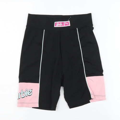 Puma Barbie Women’s Biker Shorts XS Black Pink
