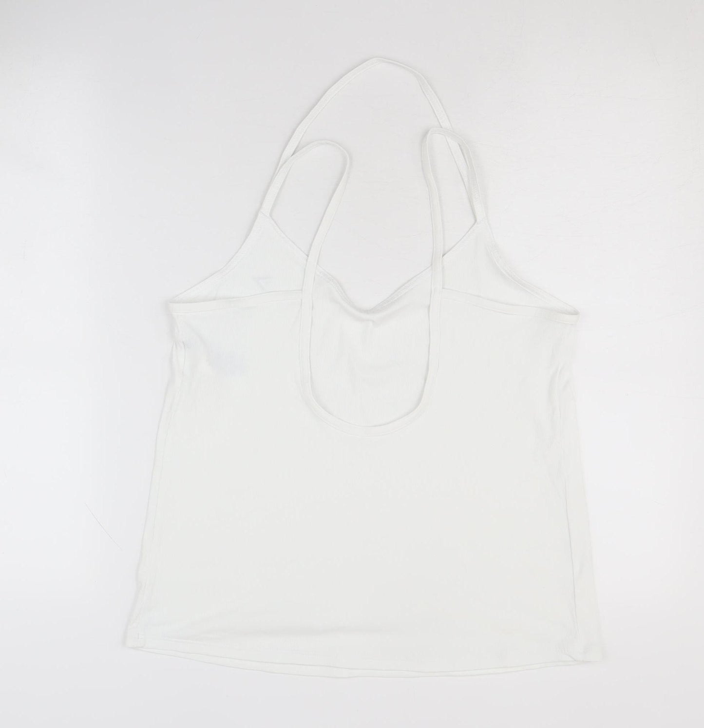 Gymshark Women's White Tank Top - Medium Camisole