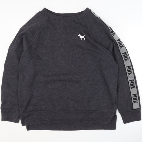 Victoria’s Secret PINK Women’s Grey Pullover Sweatshirt S