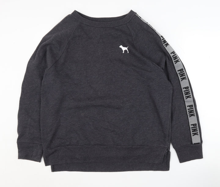Victoria’s Secret PINK Women’s Grey Pullover Sweatshirt S