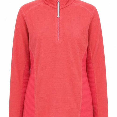 Regatta Women's Red Henley Sweatshirt Medium