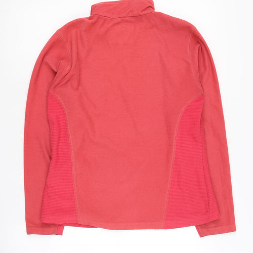 Regatta Women's Red Henley Sweatshirt Medium