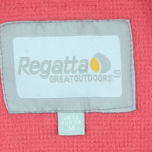 Regatta Women's Red Henley Sweatshirt Medium
